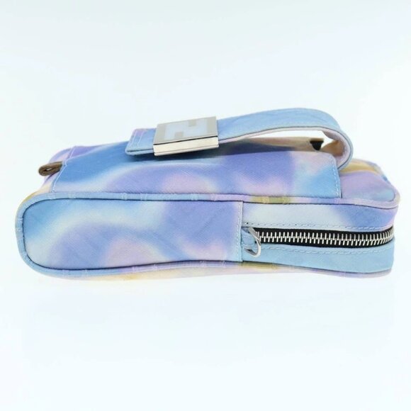 FENDI Zucca Canvas Shoulder Bag Light Blue Auth 62025AV - Picture 5 of 16